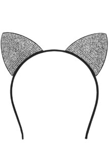 oreilles de chat strass, oreilles de chat brillantes