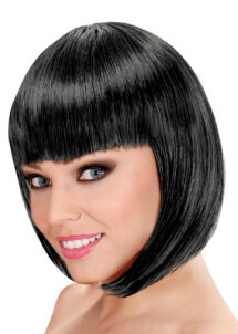perruque carré noir, perruque noire femme, perruque qualité supérieure noire, carré noir femme