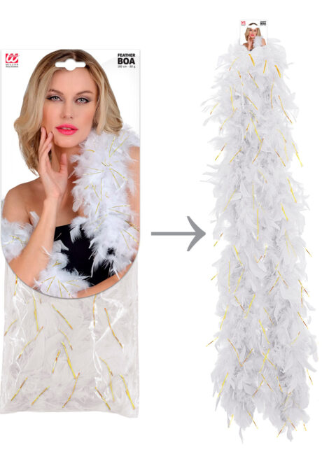 Acheter Châle écharpe dinde Chandelle décoration de noël ruban guirlande  habiller Costume blanc plume Boa