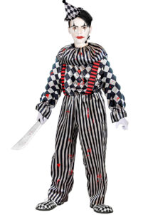 déguisement clown halloween enfant, costume de clown halloween garçon, Déguisement de Clown Evil Arlequin, Garçon