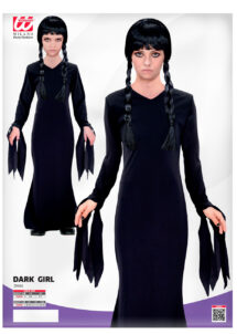 déguisement dark girl, déguisement fille halloween, robe noire fille halloween