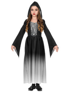 déguisement halloween fille, déguisement démon fille, Déguisement Gothic Lady, Noir et Gris, Fille