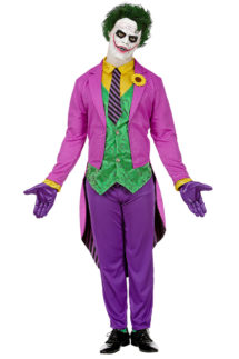 déguisement joker, déguisement joker pour homme, costume joker homme, manteau violet de joker