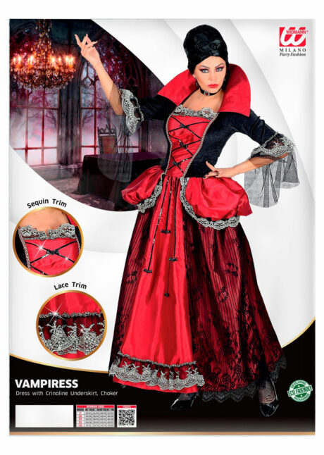 déguisement vampire femme, déguisement halloween femme, costume de vampire, Déguisement de Vampire, Robe Crinoline