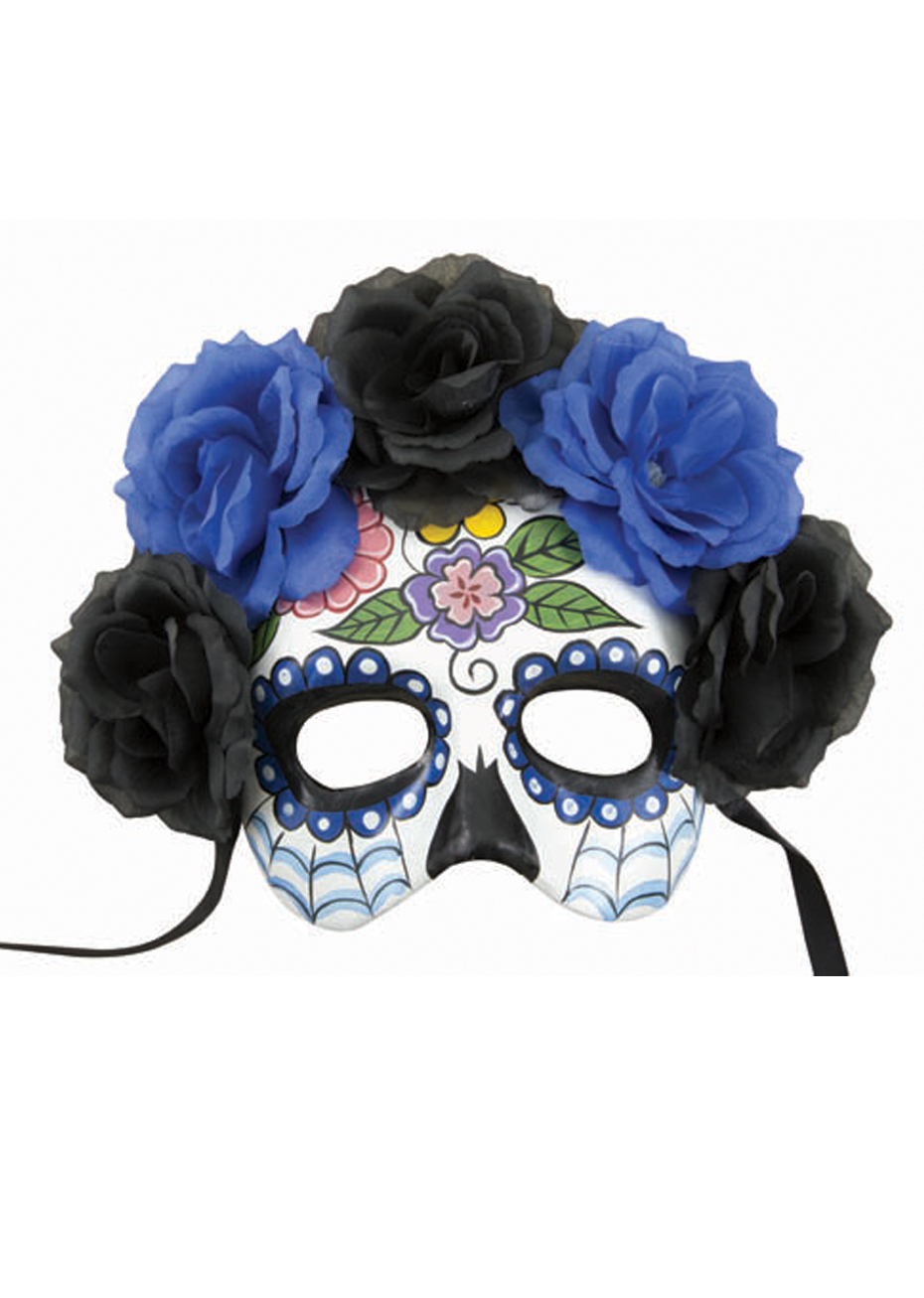 Loup Jour des Morts, Squelette Mexicain, Bleu Aux Feux de la Fête Paris