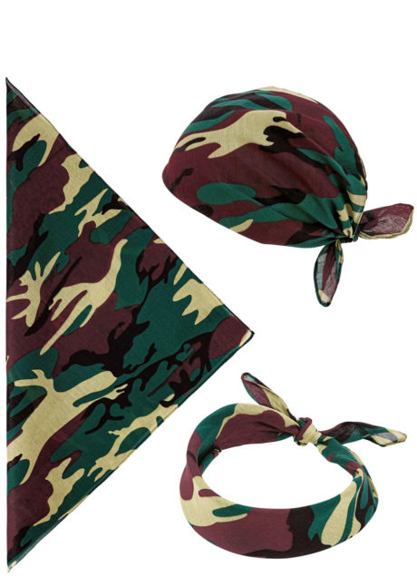 bandana militaire, bandana camouflage, bandana de militaire, Bandana Militaire Camouflage