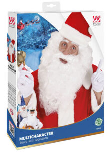 barbe Père Noël, barbe blanche, barbe blanche qualité, barbe blanche longue