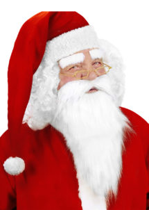 barbe de père noel, fausse barbe de père noel, barbe blanche pere noel