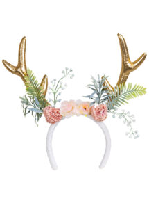 cornes de renne, serre tête oreilles de renne, renne de Noël
