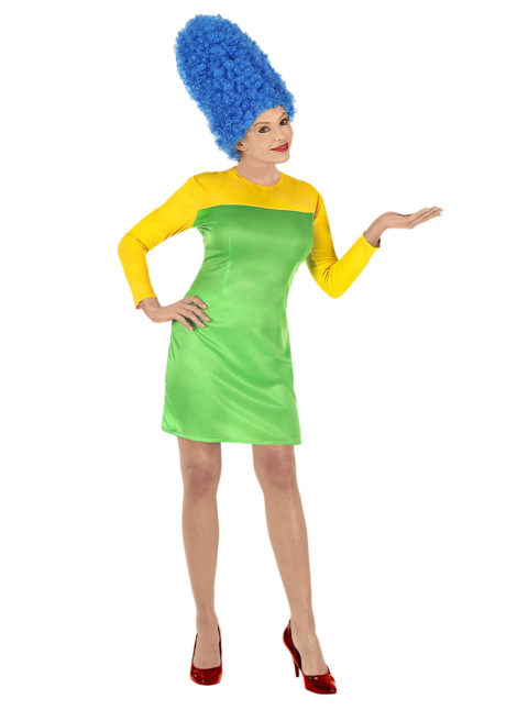 déguisement marge simpson, déguisement dessin animé, déguisement des simpsons, Déguisement Comics Girl, Marge Simpson, avec Perruque