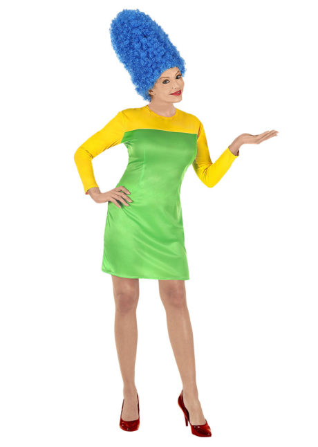 déguisement marge simpson, déguisement dessin animé, déguisement des simpsons, Déguisement Comics Girl, Marge Simpson, avec Perruque