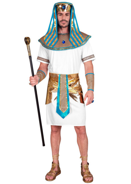 déguisement de pharaon, déguisement d'égyptiens, déguisement de pharaon égyptien, déguisement antiquité, Déguisement de Pharaon Egyptien, Blanc et Or