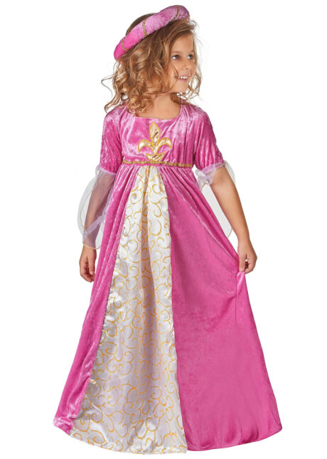 déguisement princesse rose, déguisement princesse fille, costume de princesse, déguisement de princesse, Déguisement de Princesse Médiévale Rose, Fille