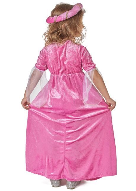 déguisement princesse rose, déguisement princesse fille, costume de princesse, déguisement de princesse, Déguisement de Princesse Médiévale Rose, Fille