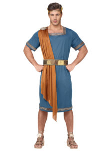déguisement romain homme, costume de romain, déguisement de romain homme, déguisement empereur romain, Déguisement de Romain, Empereur, Bleu et Marron