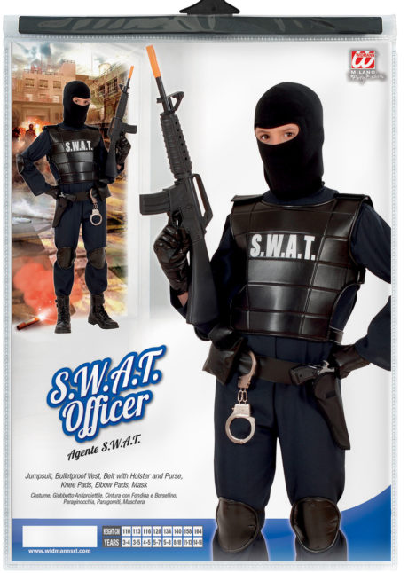 Déguisement de Policier d'Intervention SWAT, Garçon - Aux Feux de la Fête -  Paris