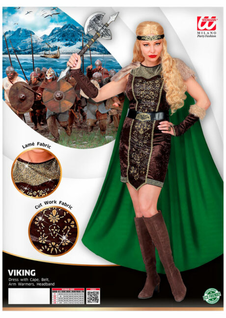 déguisement viking femme, déguisement de viking pour femme, costume viking femme, déguisement game of throne femme, robe de viking, Déguisement de Viking Lady