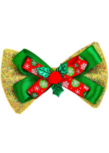 noeud papillon de noel, accessoire fin d'année, noeud papillon sapin de noël