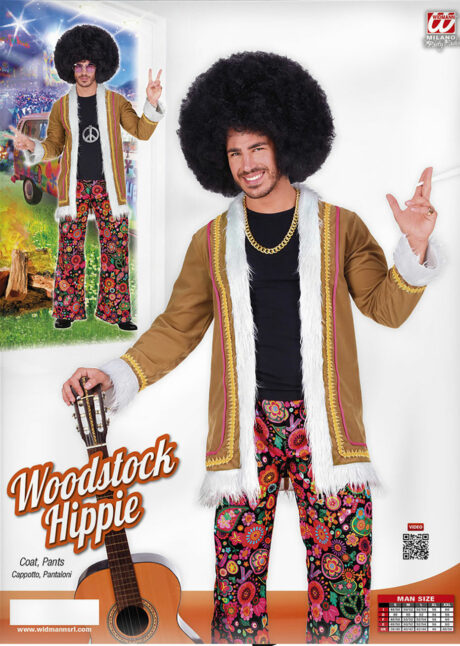 Déguisement hippie woodstock homme