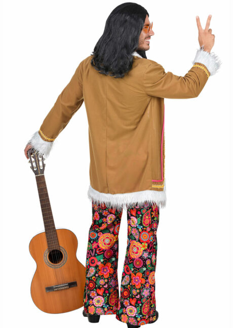 déguisement de hippie homme, costume hippie homme, déguisement hippie adulte, déguisement peace and love homme, déguisement années 70 homme, déguisement années 70 adulte, Déguisement de Hippie Woodstock