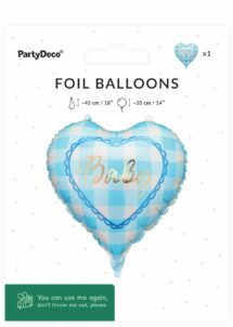 ballon baby shower garçon, ballon gender reveal, ballon naissance garçon