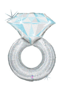 ballon hélium, ballon diamant, ballon aluminium, ballon saint valentin, ballon fiançailles