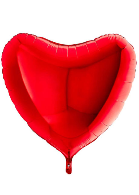 ballon coeur, ballon hélium, ballon aluminium, ballon saint valentin, ballons coeurs rouges, Ballon Coeur Rouge, en Aluminium
