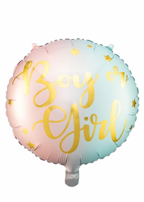 ballon hélium, ballon baby shower, ballon gender reveal, Ballon Gender Reveal Fille ou Garçon, en Aluminium