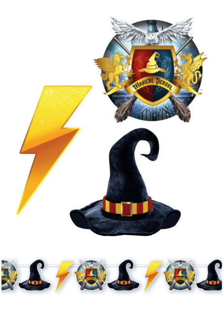 GUIRLANDE-SORCIER-HARRY-POTTER, Guirlande Anniversaire Harry Potter