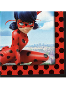 serviettes ladybug, serviettes miraculous, vaisselle miraculous, décorations miraculous, Vaisselle Ladybug, Miraculous, Serviettes GM, 2