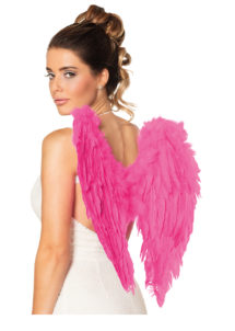 ailes de déguisement, ailes pour se déguiser, ailes d'anges roses, ailes d'ange rose, ailes en plumes, ailes roses, Ailes d’Ange, Rose Fuchsia