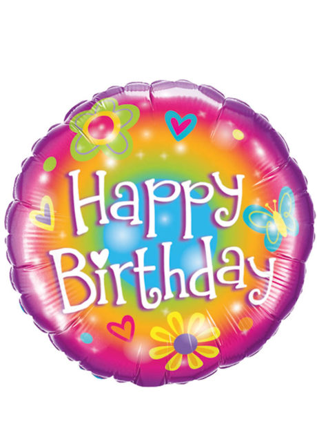 ballon hélium, ballon anniversaire, ballon aluminium, ballons hélium, Ballon Anniversaire, Happy Birthday Bright, en Aluminium