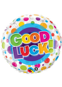 ballon message good luck, ballon message, ballon bonne chance, ballon aluminium, ballon hélium, ballon mylar