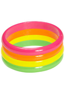 accessoires discos, accessoires fluos, bijoux années 80, accessoires années 80, bracelets néons, bracelets en plastique, bijoux fluo, bijoux années 80, bijoux pour déguisements, accessoires fluos, accessoires années 80, collier disco, bijoux plastique fluo pas cher