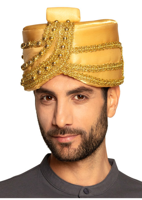 chapeau oriental, chapeau de sultan oriental, chapeau, Chapeau de Sultan Oriental, Doré