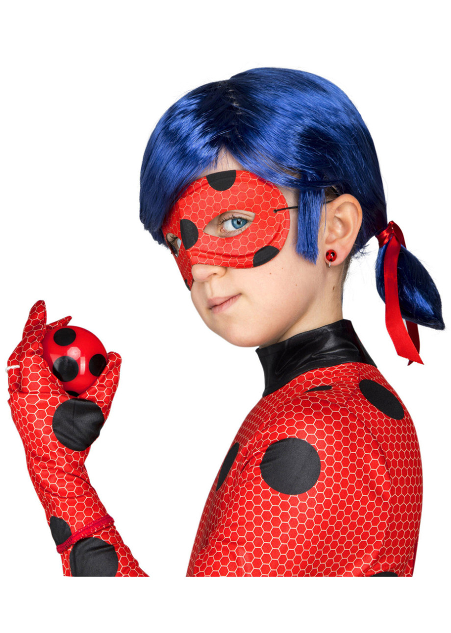 Coffret Ladybug Perruque Et Masque - Miraculous Taille Unique