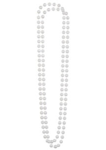 collier perles blanches, collier de perles, collier années 30