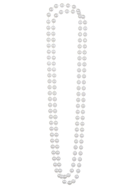 collier perles blanches, collier de perles, collier années 30, Collier de Perles, x 2, Blancs