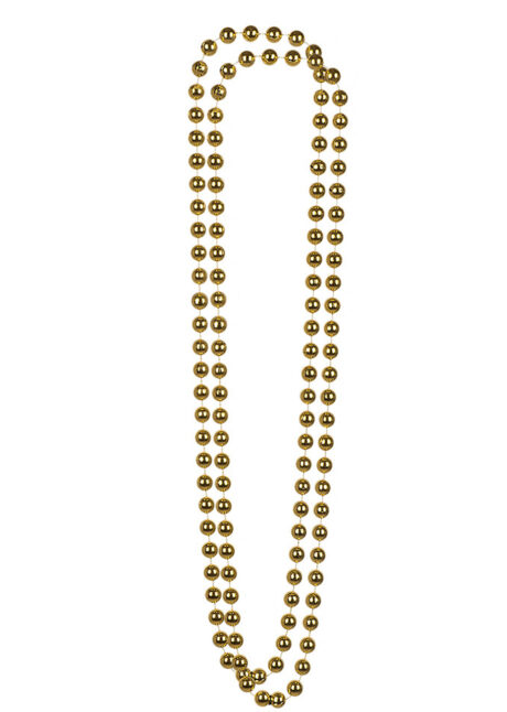 collier perles dorées, collier de perles, collier années 30, Collier de Perles, x 2, Or