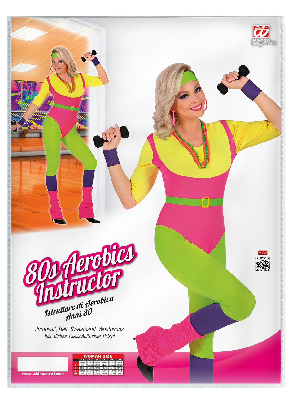 Déguisement Aérobic Fluo, Années 80 Aux Feux de la Fête Paris