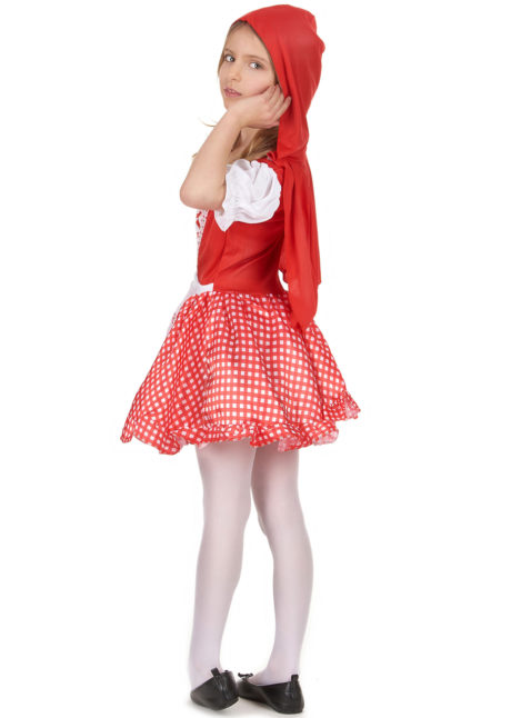 déguisement chaperon rouge enfant, déguisement chaperon rouge fille, costume chaperon rouge enfant, Déguisement Chaperon Rouge à Carreaux, Fille