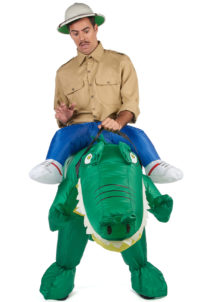 déguisement crocodile gonflable, déguisement humour, déguisement enterrement vie de garçon, déguisement de crocodile