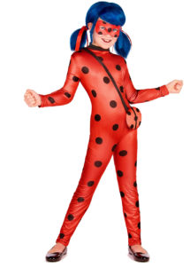 déguisement miraculous fille, déguisement ladybug miraculous enfant, costume de miraculous ladybug, déguisement de ladybug pour fille, combinaison miraculous fille, Déguisement de Ladybug, Miraculous, avec Sac, Fille