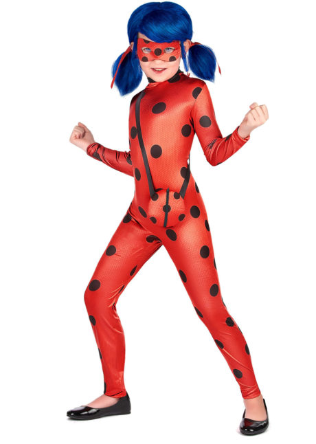 Déguisement Ladybug avec perruque pour fille