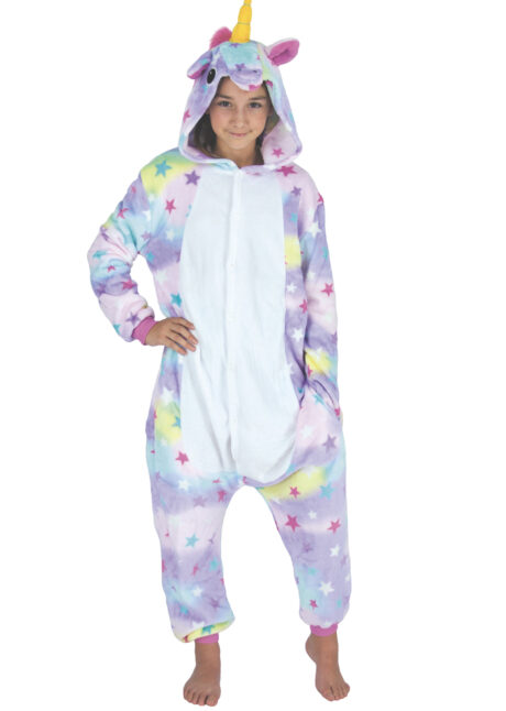 déguisement de licorne enfant, costume de licorne, déguisement licorne fille, kigurumi licorne fille, Déguisement de Licorne Etoiles, Fille