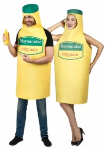 déguisement de mayonnaise, déguisement humour, costume mayonnaise