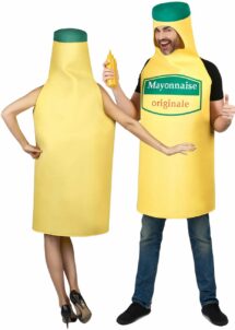déguisement de mayonnaise, déguisement humour, costume mayonnaise