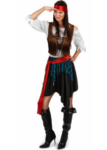 déguisement pirate femme, costume de pirate pour femme, déguisement robe de pirate femme, déguisement pirate des caraïbes femme, Déguisement de Pirate Miss Caraïbes