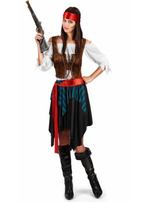 déguisement pirate femme, costume de pirate pour femme, déguisement robe de pirate femme, déguisement pirate des caraïbes femme, Déguisement de Pirate Miss Caraïbes