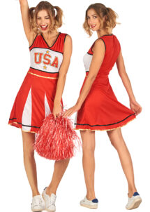 déguisement pompom girl, déguisement cheerleader, costume de pompom girl, costume de cheerleader